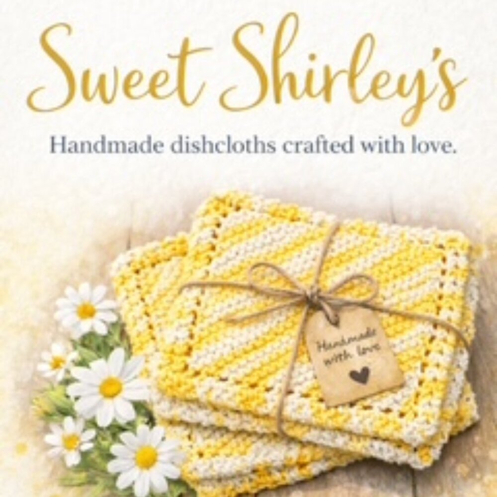 Bundle of 3 "Porcelain Yellow" Dish Cloths